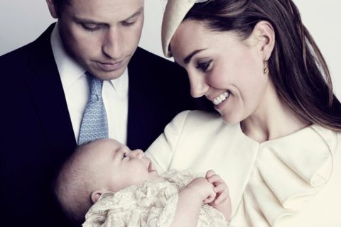Kate Middleton Prince George christening official