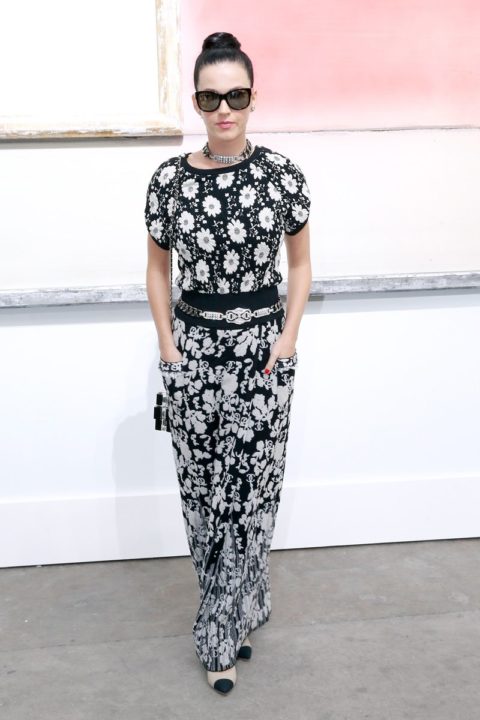 Katy Perry Front Row Chanel Spring 2014