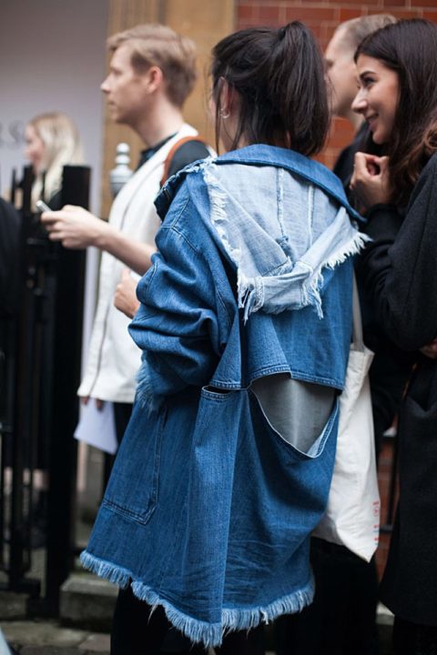 Spring 2014 Trends Blue Street Style London Fashion Week