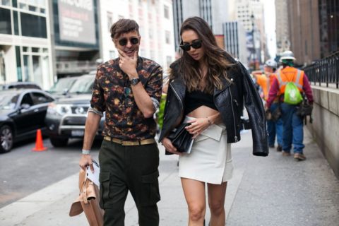 Spring 2014 Trends Crop Tops Street Style New York Fashion Week