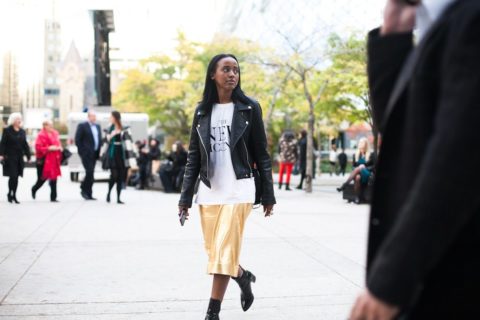 Spring 2014 Trends Metallic Street Style Toronto Fashion Week
