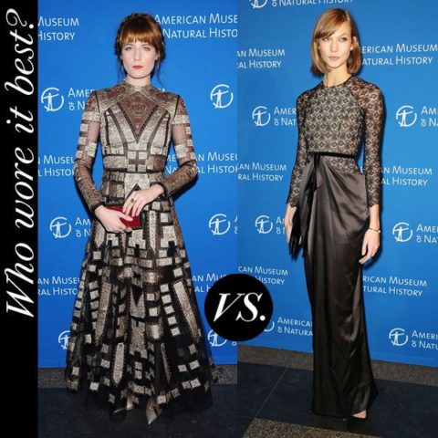 Florence Welch Karlie Kloss Natural History Museum gala