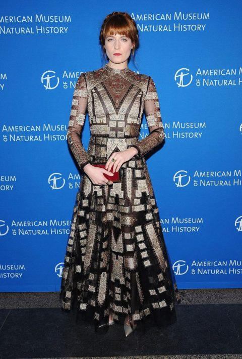 Florence Welch Valentino Natural History Museum Gala