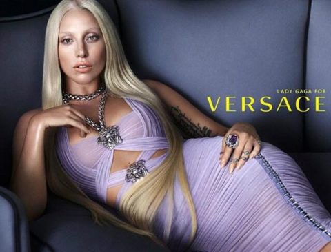 Versace Lady Gaga Ad Fall 2013