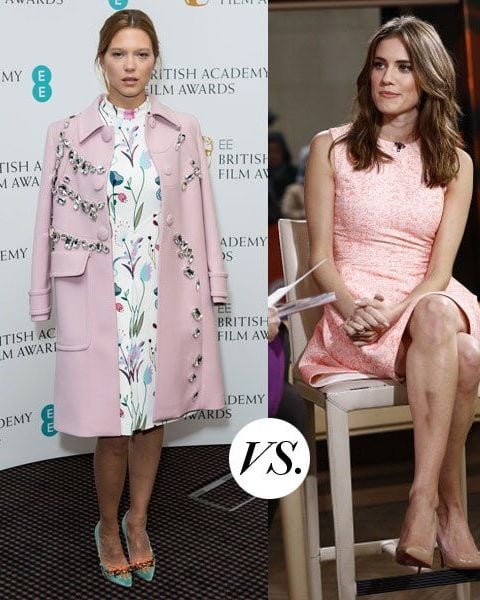 Lea Seydoux vs. Allison Williams: Who wore pink best? - FASHION Magazine