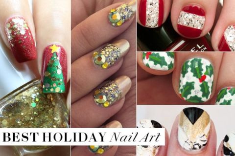 holiday nail art