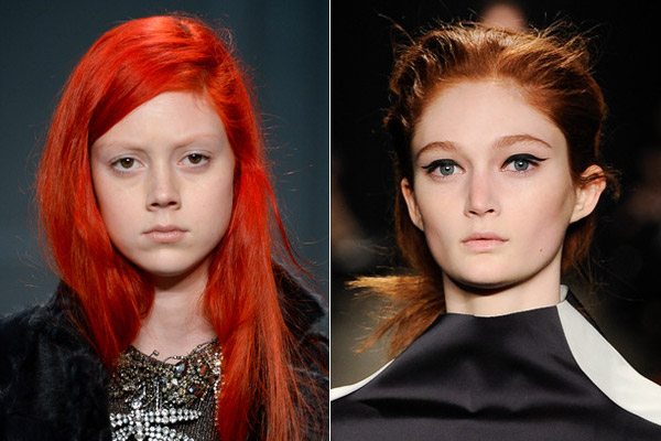 Red hair, glitter makeup and the model as muse: 4 beauty trends from New  York Fashion Week - FASHION Magazine