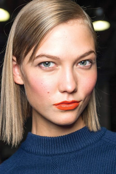 spring beauty 2014 trend orange lipstick