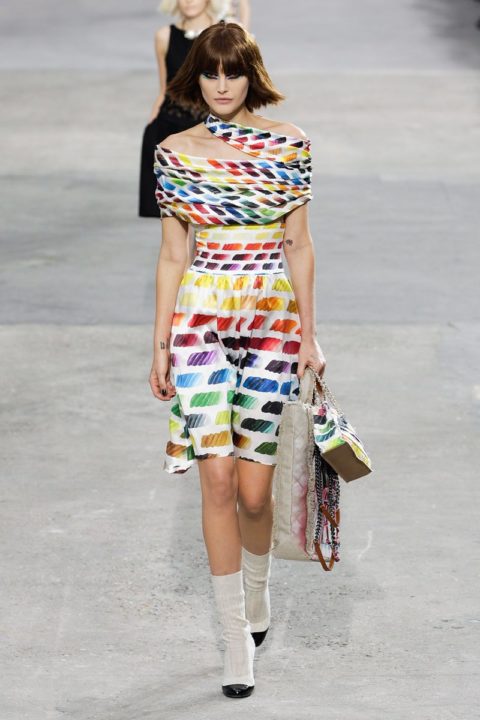 spring fashion 2014 trend art Chanel