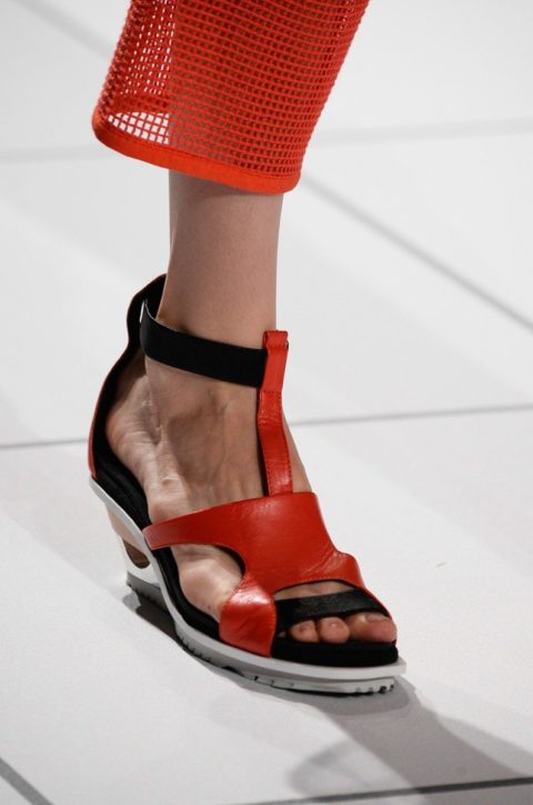 spring fashion 2014 trend ugly shoes Issey Miyake