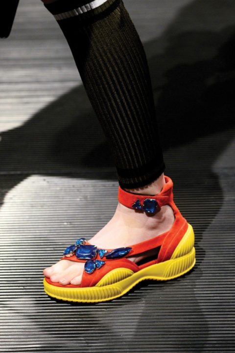 spring fashion 2014 trend ugly shoes Prada