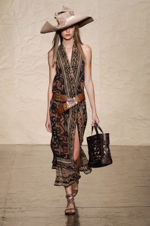 spring fashion 2014 trend world craft Donna Karan