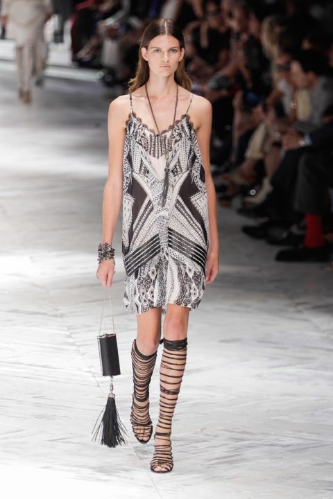 spring fashion 2014 trend world craft Roberto Cavalli