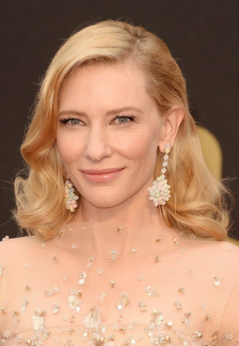 Cate Blanchett Oscars 2014 makeup hair
