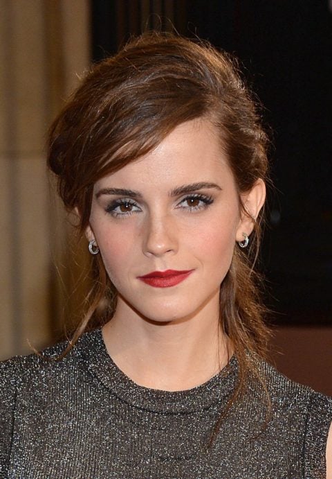 Emma Watson Oscars 2014 makeup hair