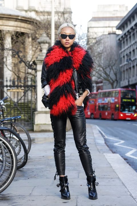 Fall 2014 Trends Fur Street Style London Fashion Week Fall 2014