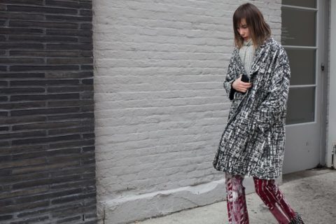 Fall 2014 Trends Optic Prints new york fashion week street style