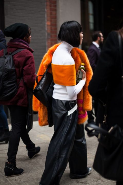 Fall 2014 Trends Red Pink Orange new york fashion week fall 2014 street style