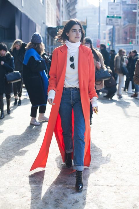 Fall 2014 Trends Red Pink Orange new york fashion week fall 2014 street style
