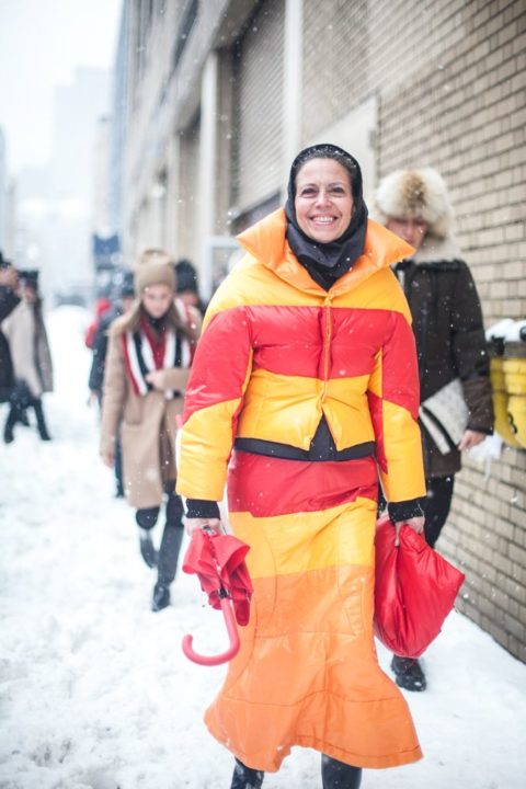 Fall 2014 Trends Red Pink Orange new york fashion week street style