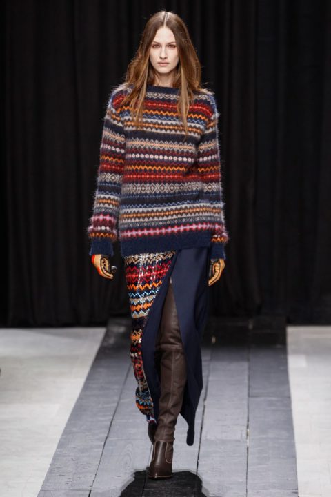 Fall 2014 Trends Sweater Dressing Veronique BRANQUINHO