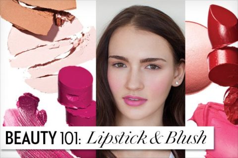 how to match your lipstick and blush