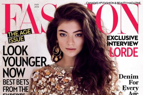 Fashion Magazine May 2014 cover Lorde