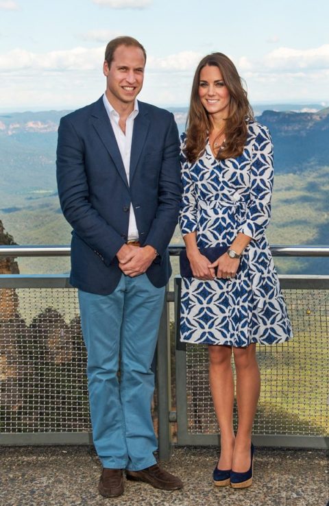 Kate Middleton Blue Mountains Australia DVF