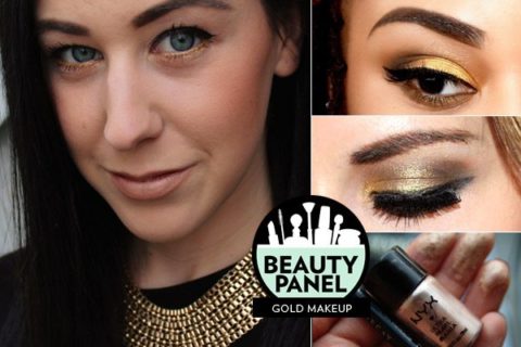 gold makeup trend