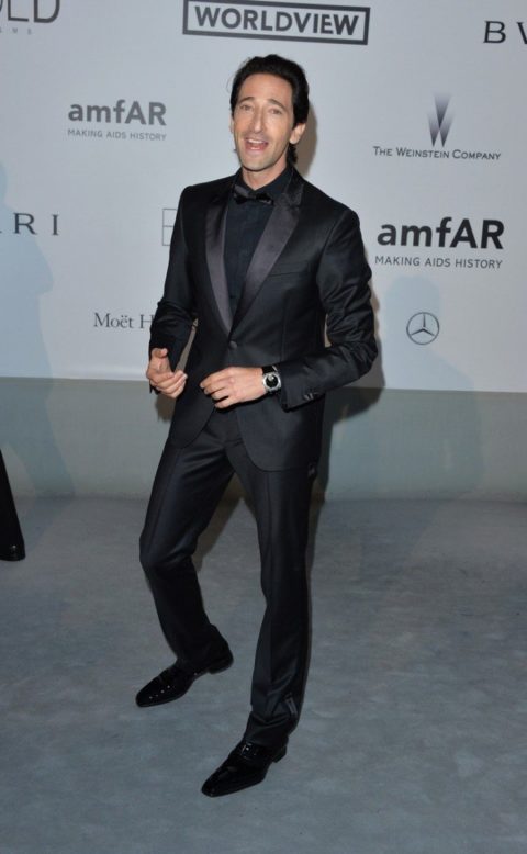 Cannes 2014 Adrien Brody Amfar