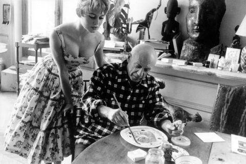Cannes Red Carpet Brigitte Bardot Picasso 1956