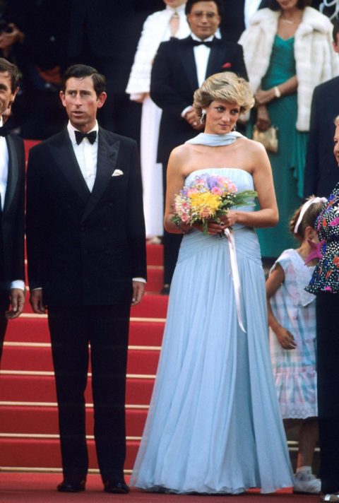 Cannes Red Carpet Princess Diana 1987