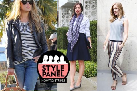 how to wear stripes style panel