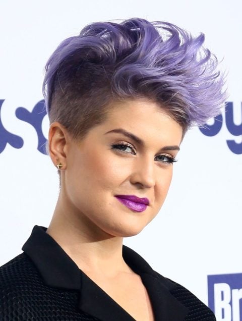 kelly osbourne purple hair