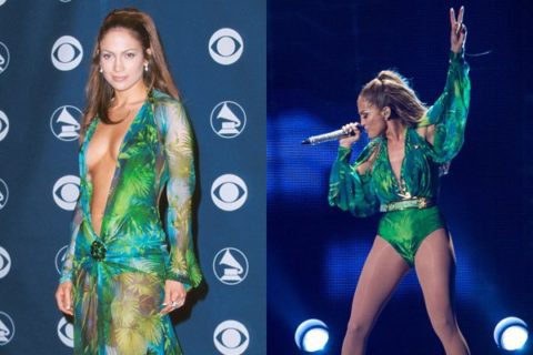 Jennifer Lopez Versace dress