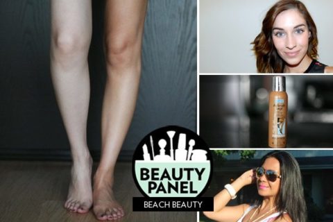 beach makeup beauty panel
