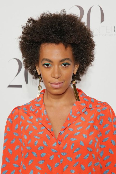 how to wear bright eyeshadow solange green