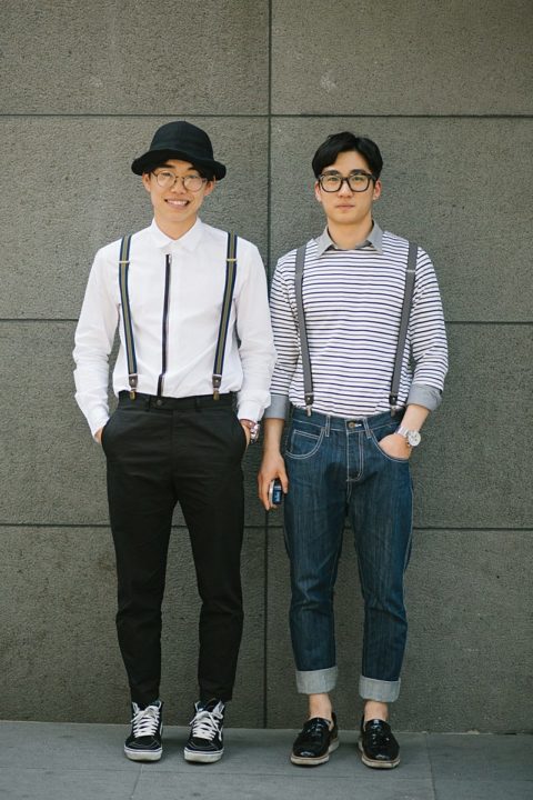 korean couple look street style