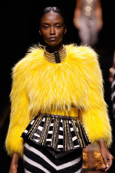 Fall Fashion 2014 Trend Fur BALMAIN