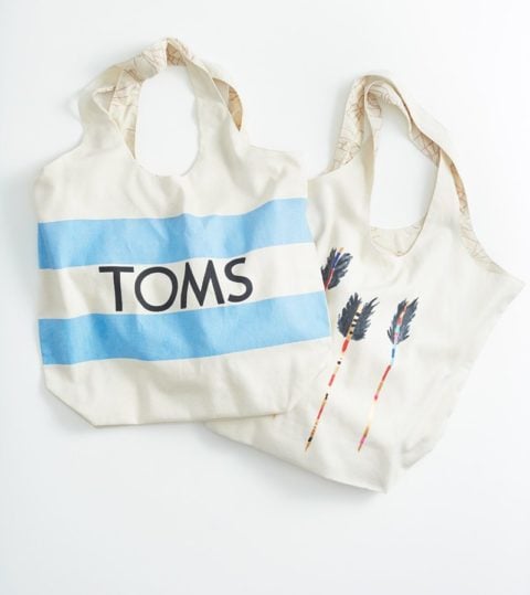 TOMS Target Reusable tote bags