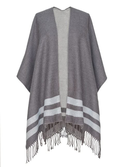TOMS Target Women Poncho in gray