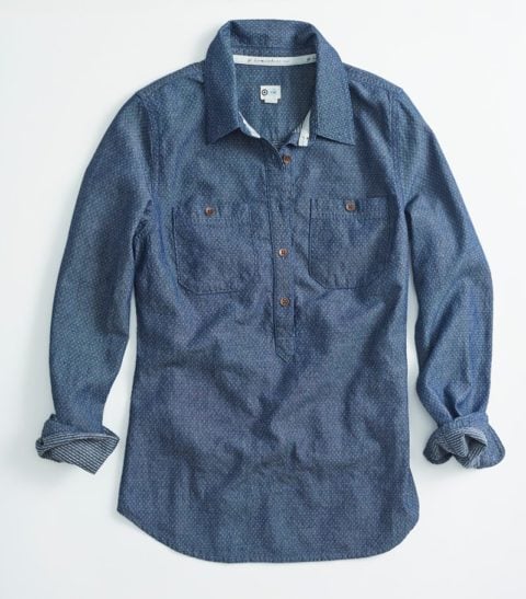 TOMS Target Womens Popover in Chambray