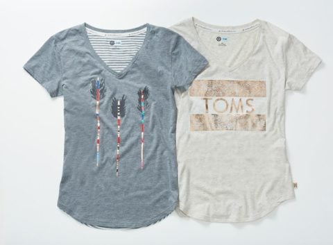 TOMS Target Womens graphic tee