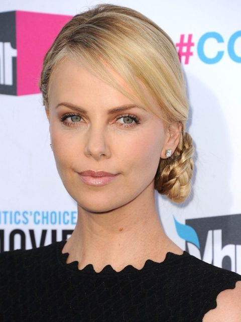 celebrity natural makeup charlize theron
