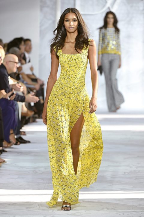 nyfw spring 2015 trends dvf yellow