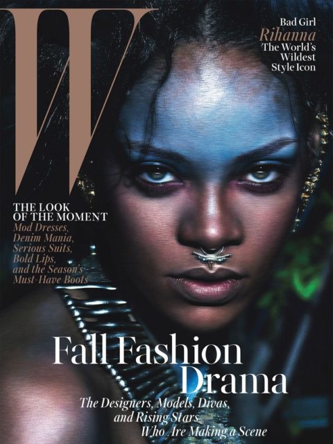Fashion Piercing Rihanna W Magazine