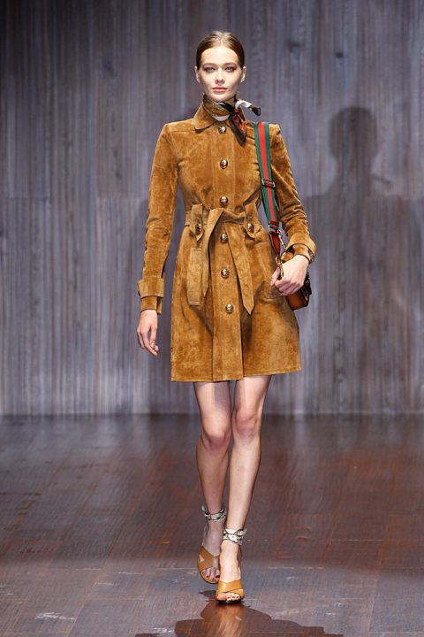 Spring 2015 Top 10 Trends Suede Leather Gucci