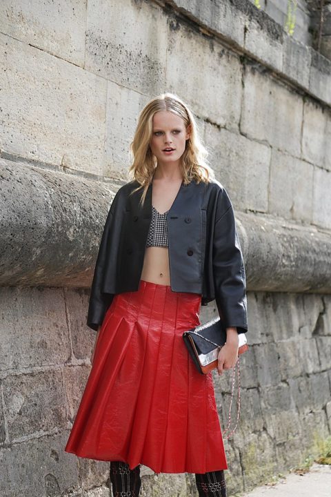 Spring 2015 Top 10 Trends Suede Leather Street Style