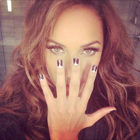 celebrity beauty nail art leona lewis