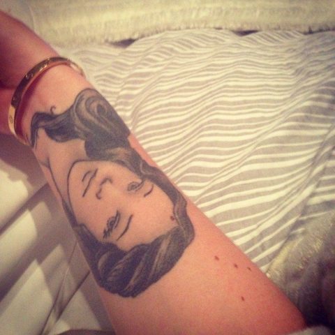 celebrity tattoos iggy azalea